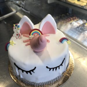 Torta a tema unicorno