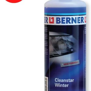Berner Liquido lavavetri, Estate e Inverno Non congela Fino a -52° Super concentrato da 250 ml Nuova Formula